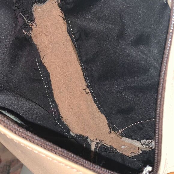 Vintage Leather Color Block Fanny Pack Waist Bag - Picture 10 of 13